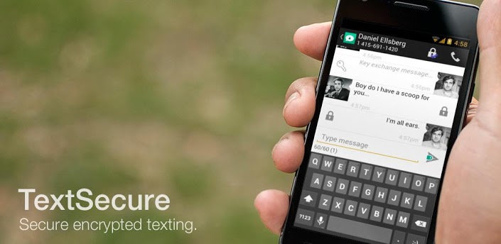 Textsecure mobile app