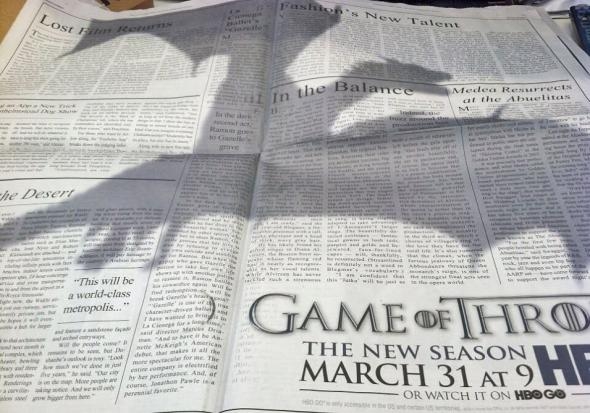 Game of thrones ad campaign