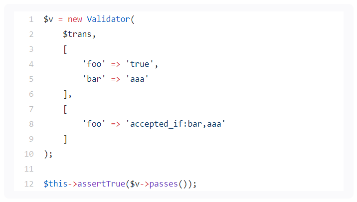 Laravel 8.53 "Accepted If" Validation Rule