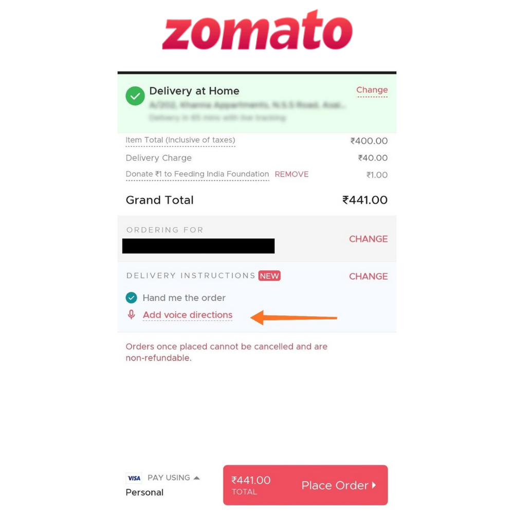 zomato online order