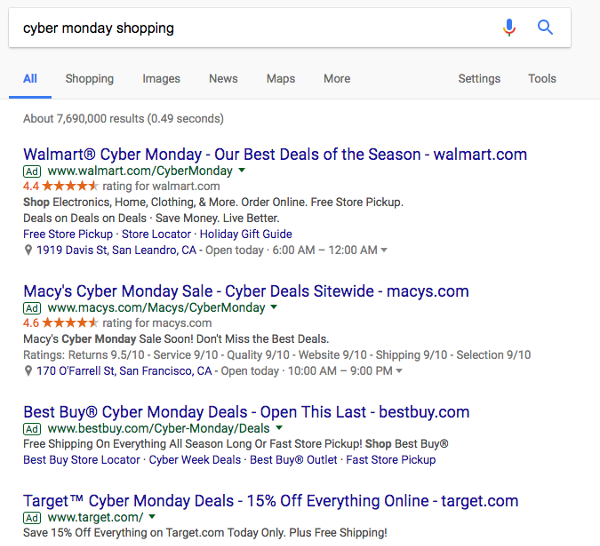 Use Ad Extensions to Drive Holiday Traffic through PPC