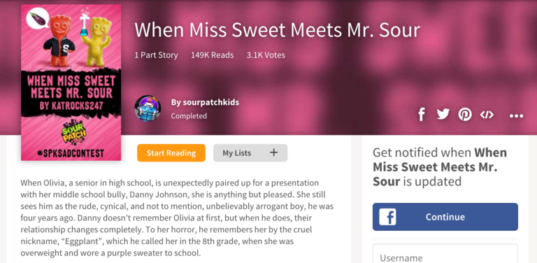 Sour Patch Kids: “Sweet Then Sour” Fan-Fiction